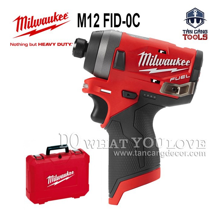 [Trả góp 0%] Máy Vặn Vít Dùng Pin Milwaukee M12 FID-0C ( Thân Máy )