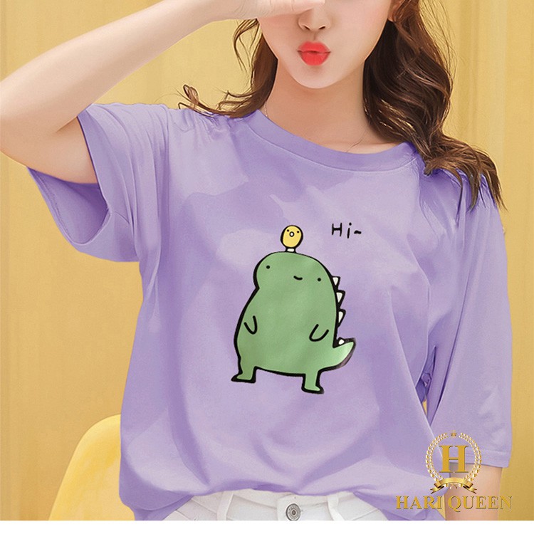 Áo phông hi khủng long nhiều màu hari0320 1