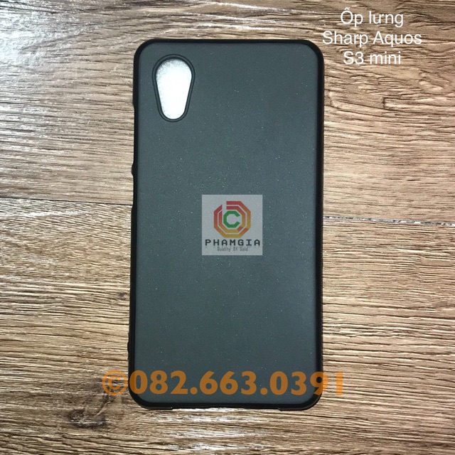 Ốp lưng Sharp Aquos S3 mini ốp dẻo đen