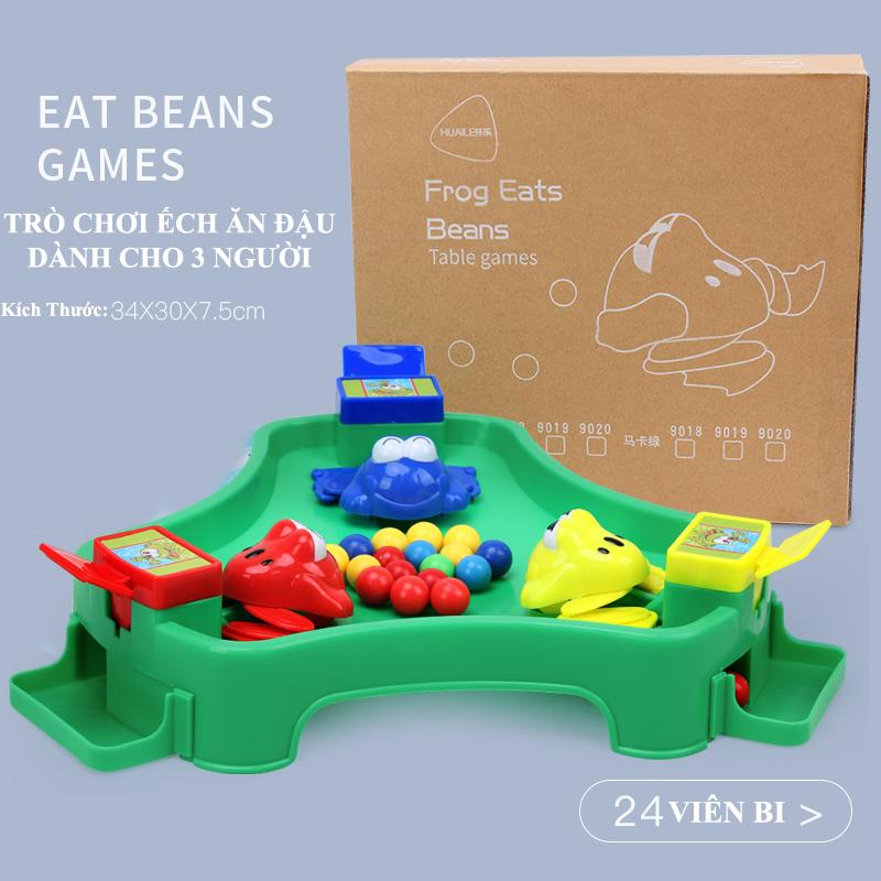 Bộ Đồ chơi ếch giành ăn đậu 3 người chơi