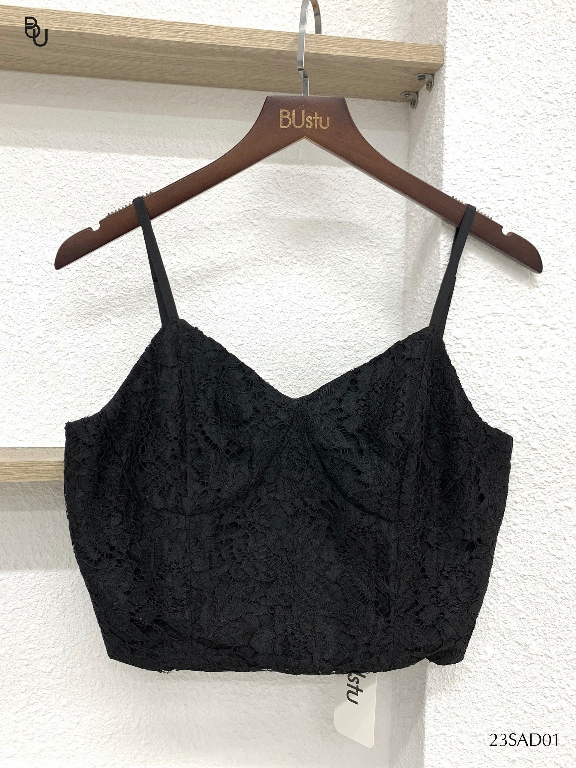 Áo 2 dây ren BIGSIZE (55kg đến 95kg) - 23SAD01 - [BUstu Bigsize]