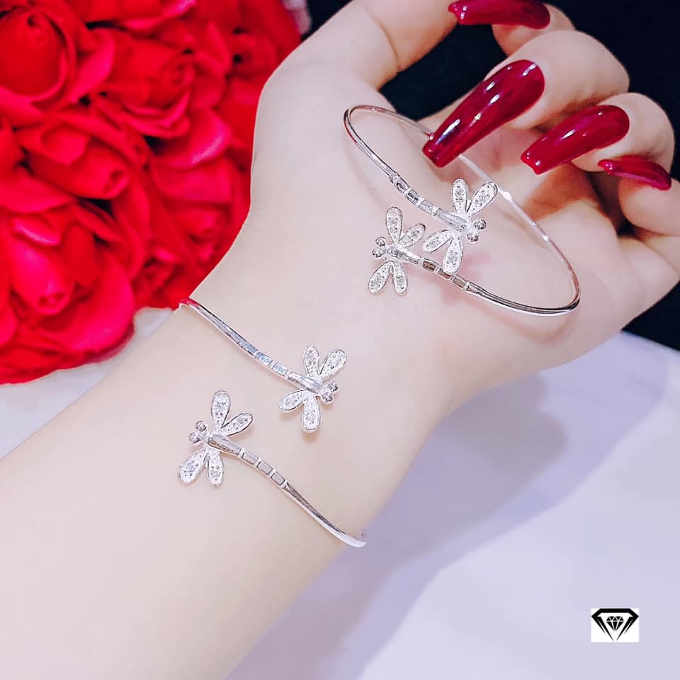 vòng tay chuồn chuồn chuẩn bạc ta tk11