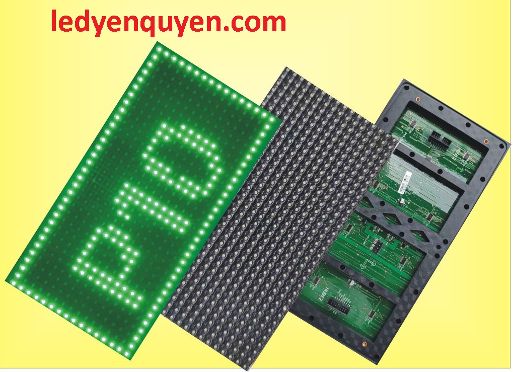 Led p10 xanh lá