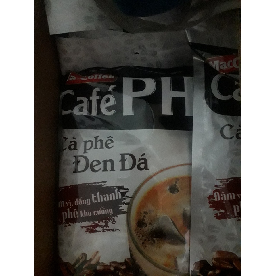 Cà phê đen đá Café Phố MacCoffee bịch 35 gói x 16 gr