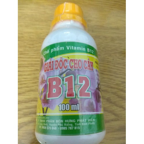 Vitamin b12 giải độc cho cây - hpđ chai 100ml