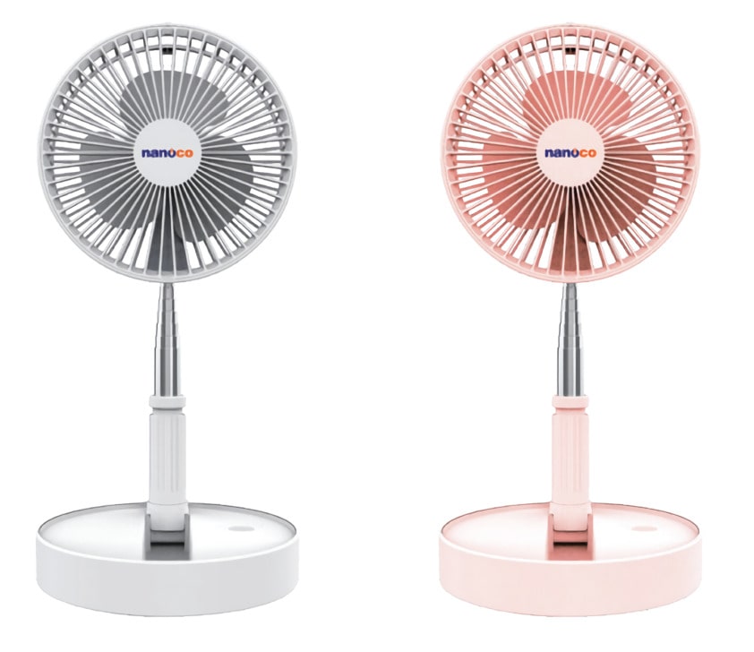 Quạt sạc gấp gọn Nanoco