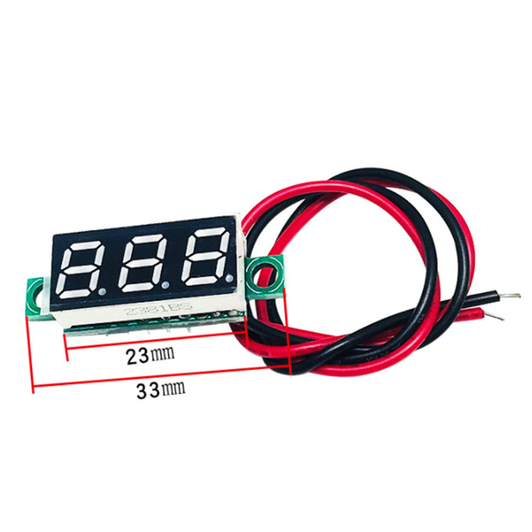 Vôn kế - đồng hồ led đo áp - volt dc 2 dây 4.5~30v