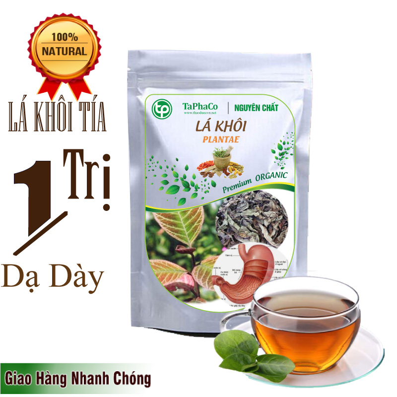 Lá khôi tía khô 100g - tấn phát