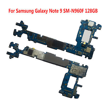 Main Samsung Note 9/mainboard-Samsung Note 9 n960 full Zin motherboard-unsealed screen password flip
