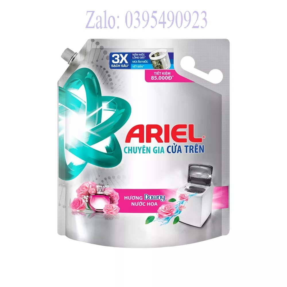 Nước giặt Ariel đậm đặc túi 3.5kg (Mẫu Mới Date 2025)