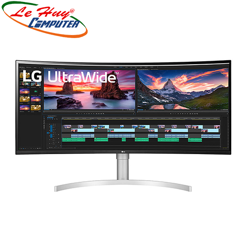 Màn hình máy tính cong lg 38wn95c-w 38 inch ultrawide qhd+ ips curved 144hz