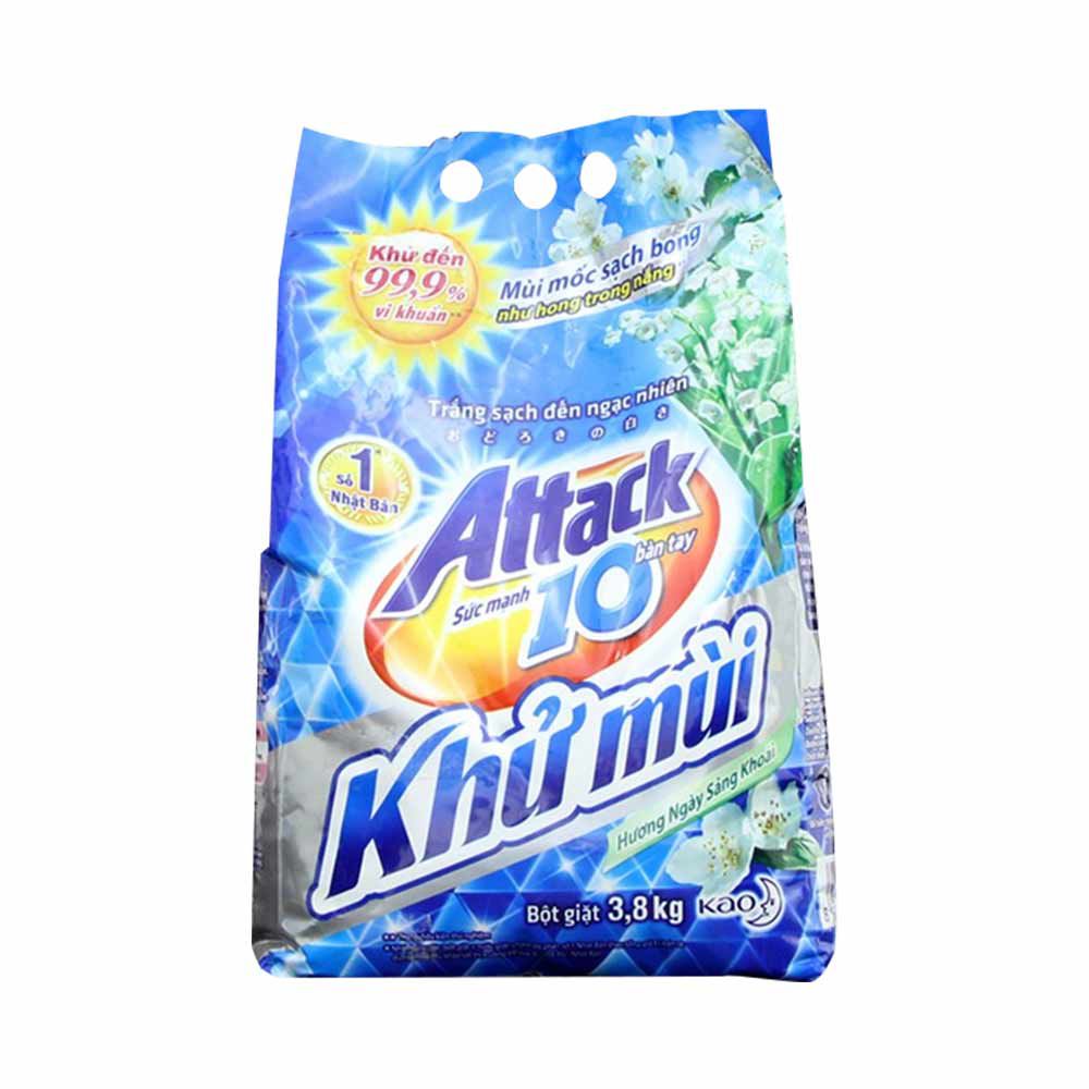 Bột giặt Attack Khử Mùi Hương Hoa 3.8kg
