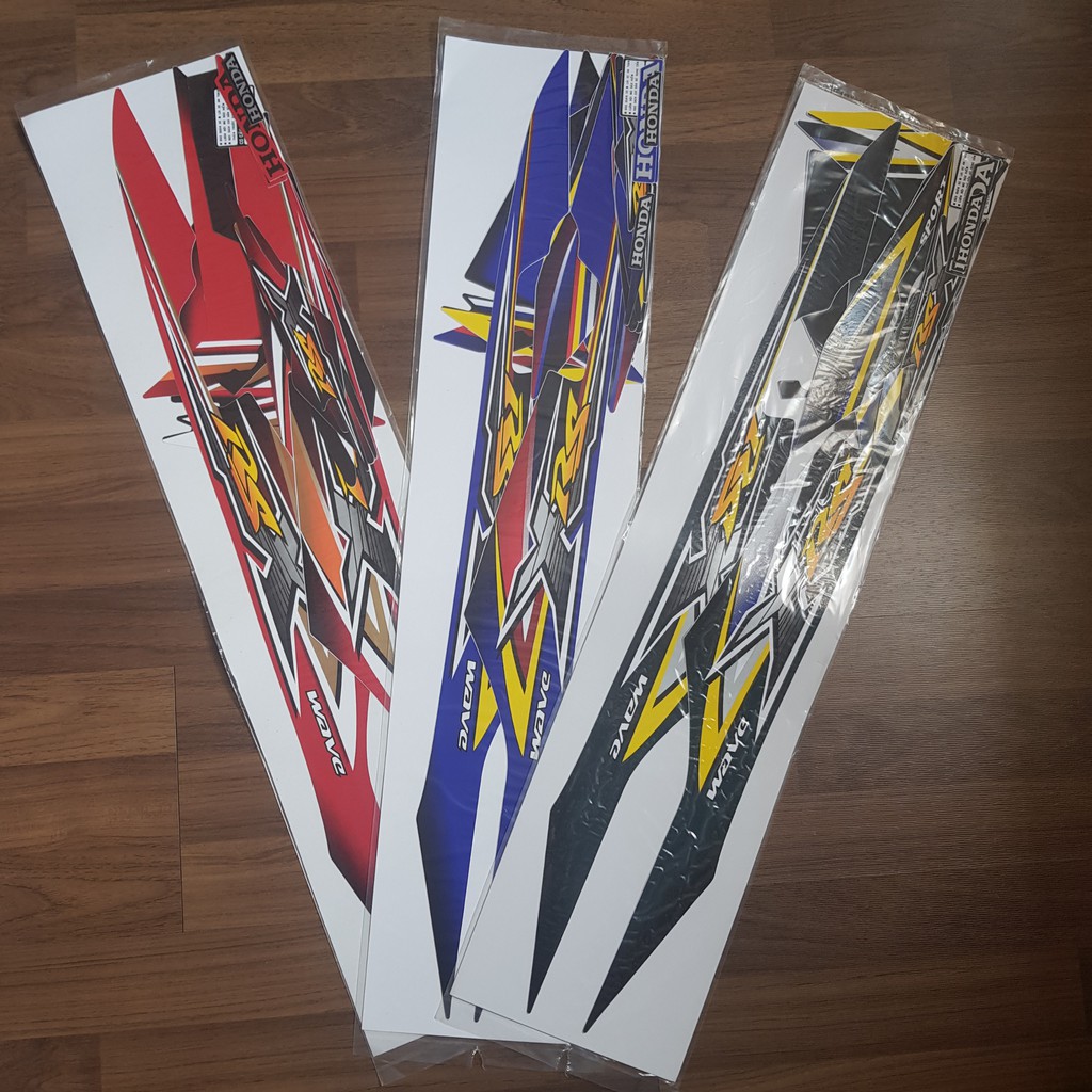 Bộ Tem Dán Full Xe Như Zin Cho Honda Wave Rsx 100