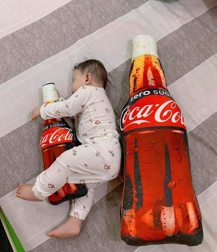 [HCM]Gối ôm 3D chai Coca