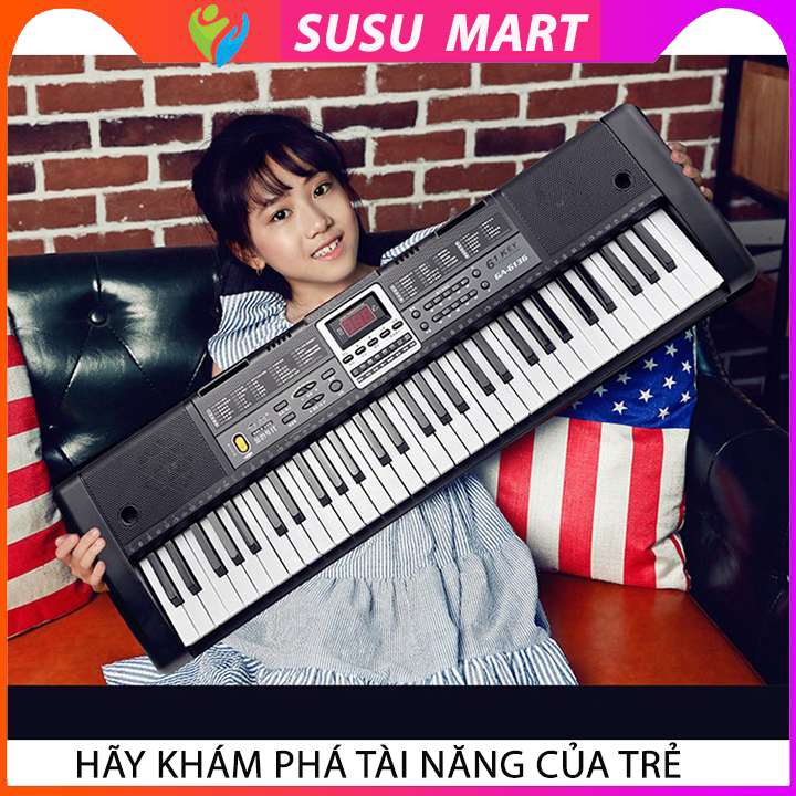 TẶNG GIÁ NHẠC ĐÀN ORGAN PIANO CHO NGƯỜI MỚI HỌC ĐÀN 61 PHÍM 60 Demos 200