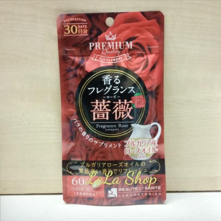 Viên Thơm Cơ Thể Hoa Hồng Premium Nhật Bản