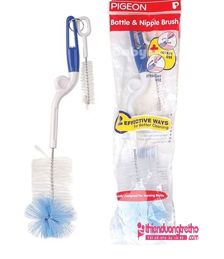 Cọ rửa bình Pigeon rửa nún vú và bình sữa