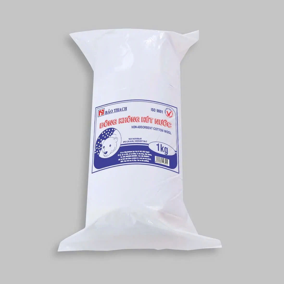 [HCM]Bông mỡ không thấm nước Bảo Thạch 1kg