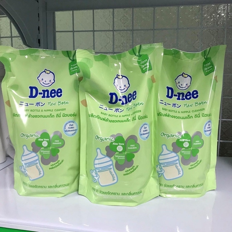 NEW   [Chính hãng] Nước rửa bình sữa Dnee Organic chai 620ml