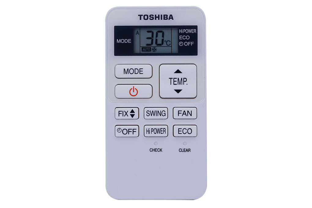Điều khiển điều hoà TOSHIBA - Remote máy lạnh TOSHIBA (Trắng nhỏ).