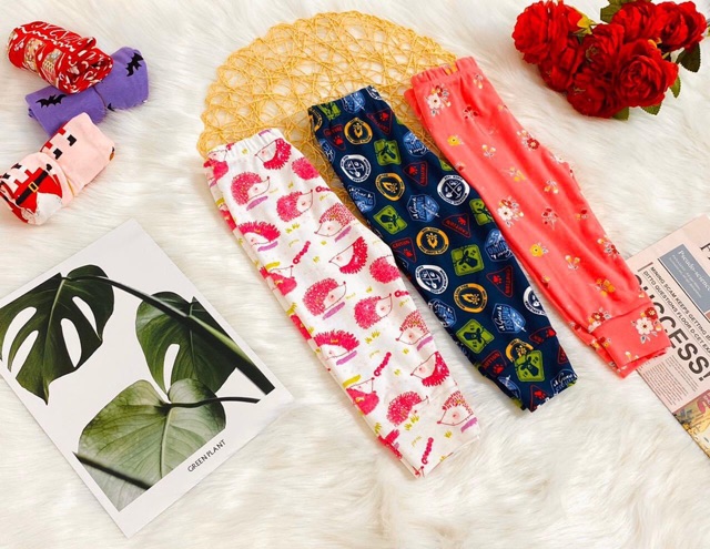 Combo 10 Quần Bozip Dài Cho Bé Trai/ Bé Gái