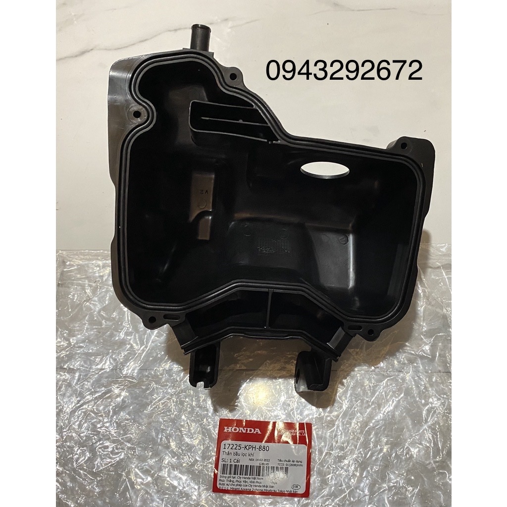 Thân Bầu Lọc Khí ( Bầu Lọc Gió ) Wave A100, S100, Rs100 Honda (17225KPH880)