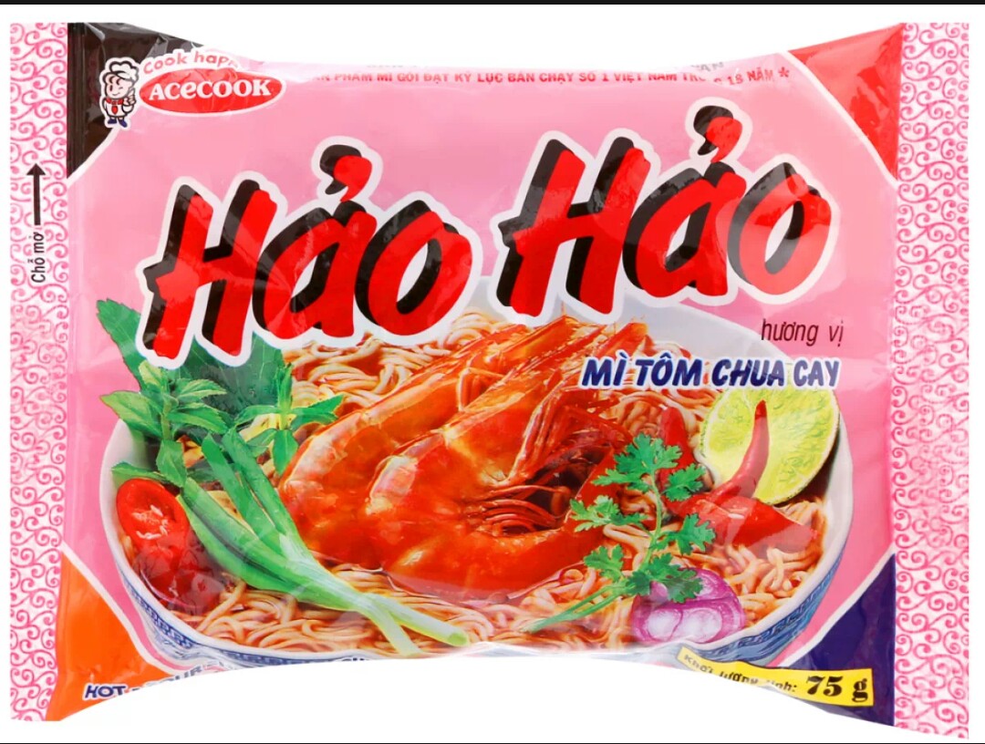 Mì tôm hảo hảo tôm chua cay mới ( thùng 30 gói )