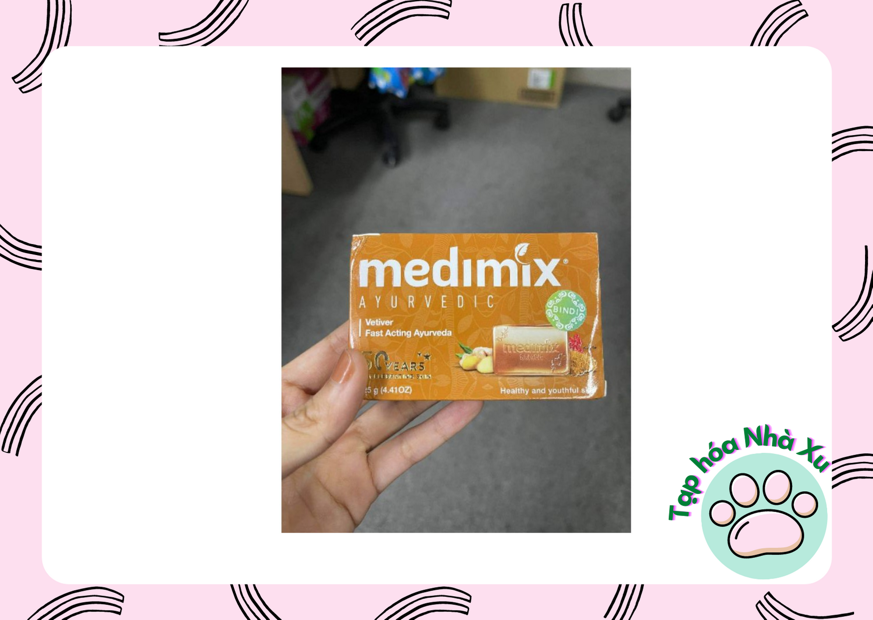 [HCM][CHÍNH HÃNG] Xà phòng Medimix Cỏ Hương Bài 125gr