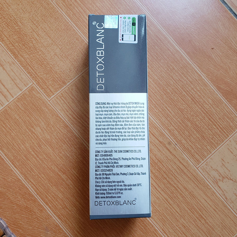 Mặt nạ Detox sủi bọt Mask trắng da 150ml