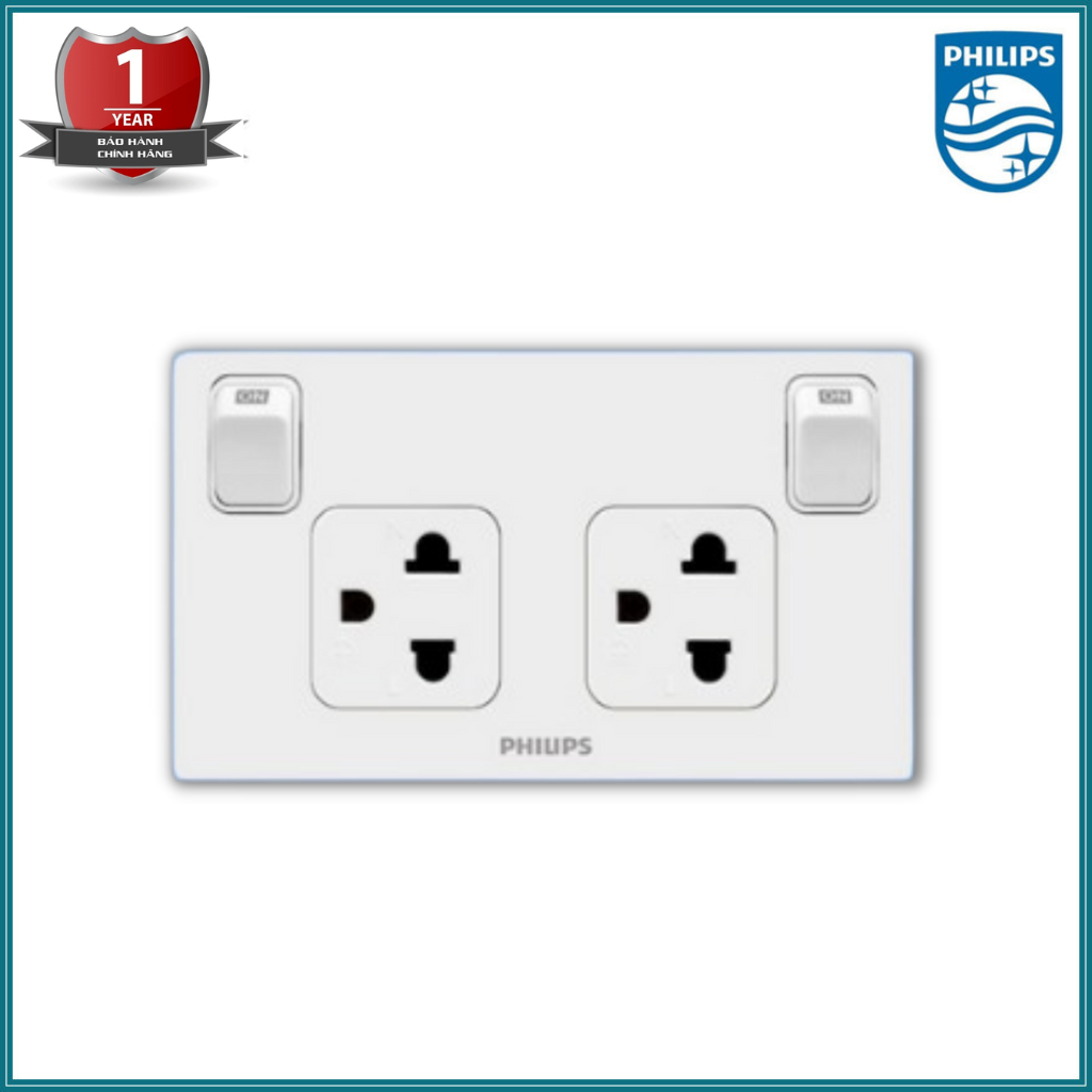 Ổ cắm đơn / Ổ cắm đôi LeafStyle Philips - Đa dạng loại ổ cắm