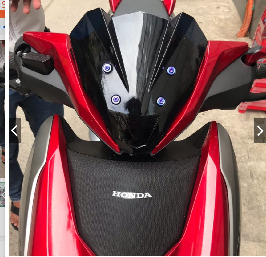 Ốc TITAN GR5 Gắn Mão (Mào Chắn Gió) Winner X