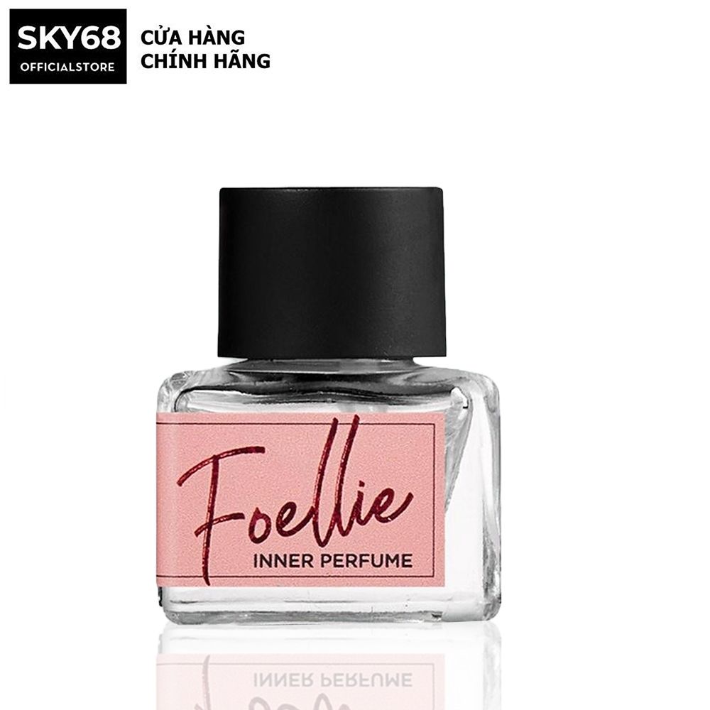 [Che Tên Nhạy Cảm] Nước hoa vùng kín hương trái cây ngọt ngào Foellie Eau De Innerb Perfume 5ml - Fleur (chai màu hồng)