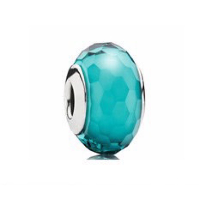 Hạt charm pan thủy tinh bạc s925