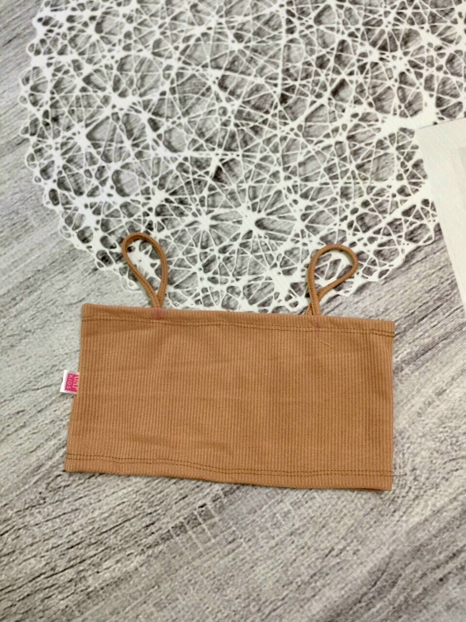 [ hàng có sẵn] áo thun crotop 2 dây bé gái
