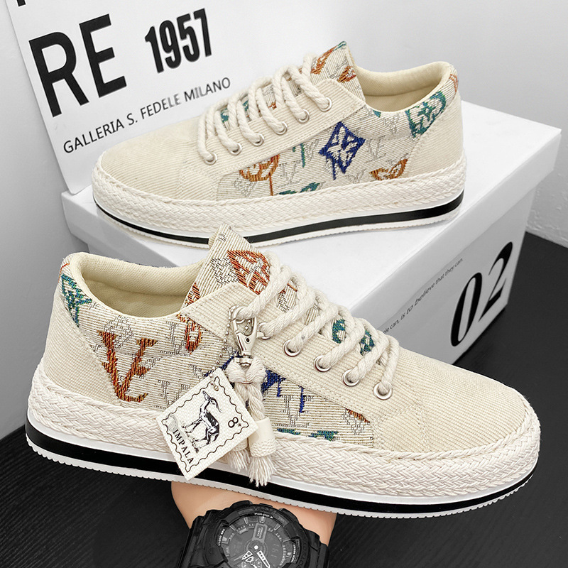 Giày Sneaker Giày Vải Nam HOTTREAND Mới Nhất