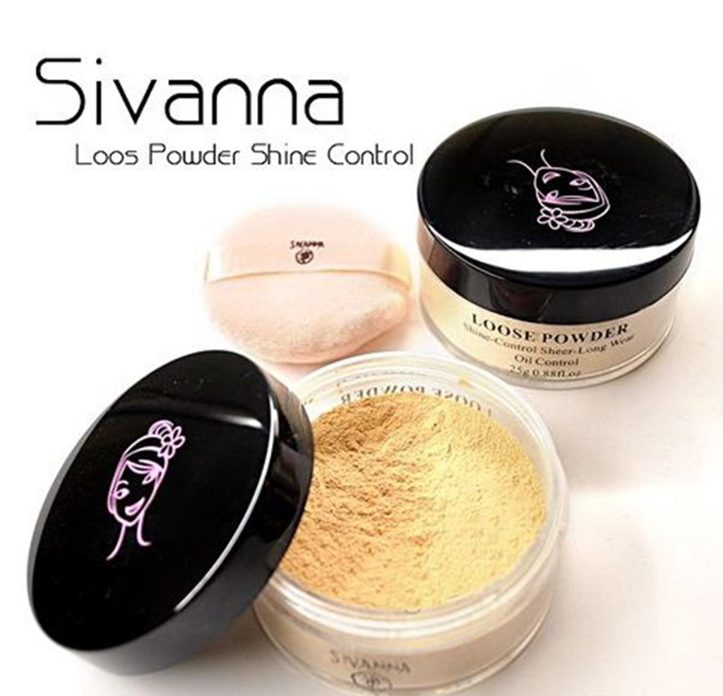 [HCM]Phấn phủ SIVANNA kiềm dầu Loose Powder