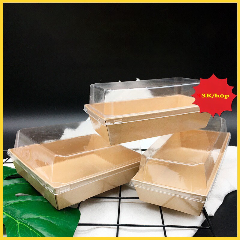 10 Hộp đựng bánh bông lan dài