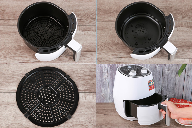 Nồi chiên không dầu Mishio MK155 3.5L - Màu trắng