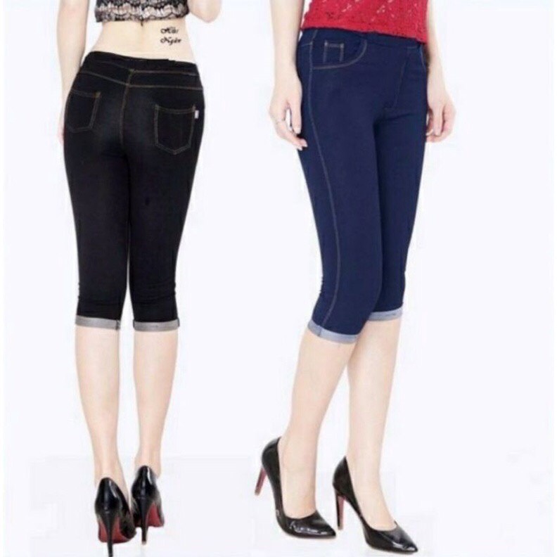 Quần legging ngố - lửng giả bò