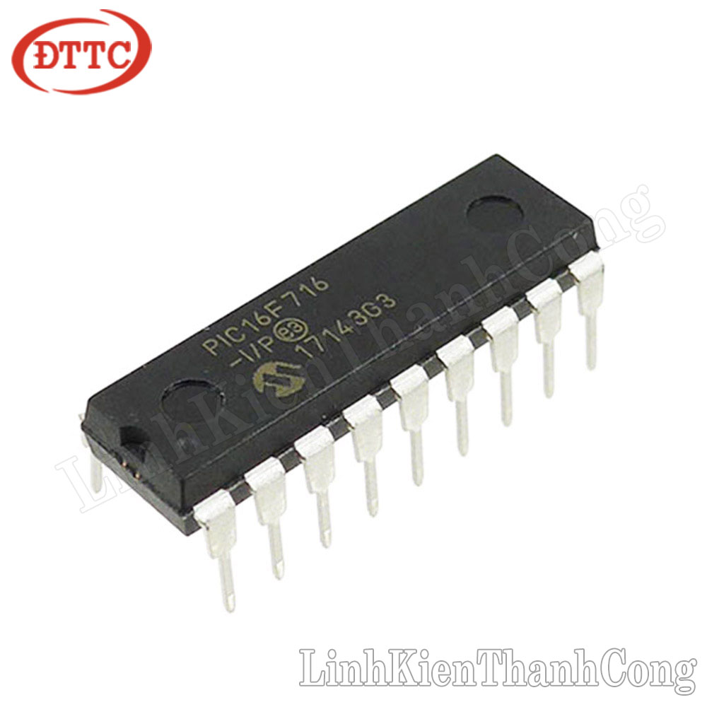 PIC16F716-I/P Chân Cắm (Chính Hãng)