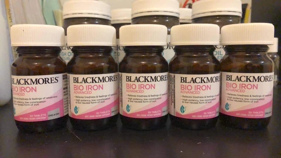 Blackmores Bio Iron Advanced của Úc - sắt tự nhiên