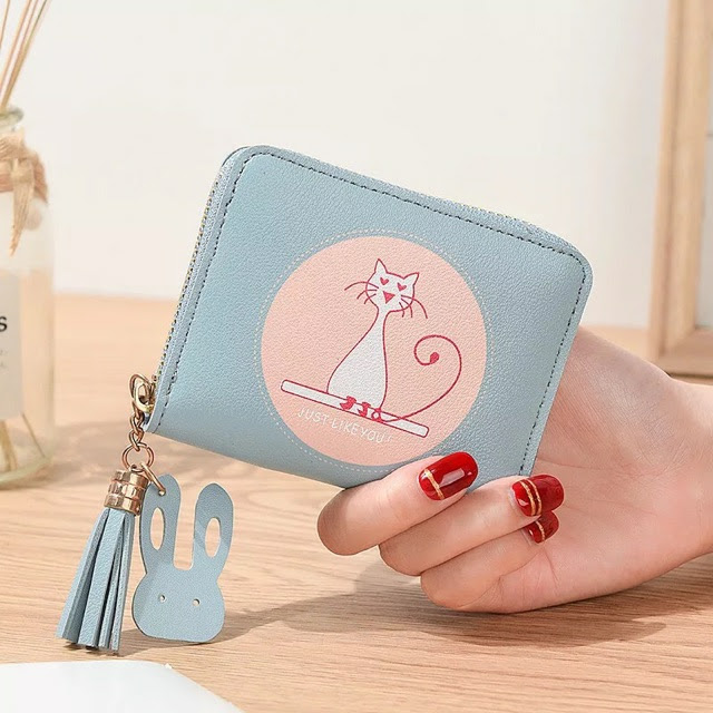 Ví Ngắn Nữ Meomeo Dễ Thương