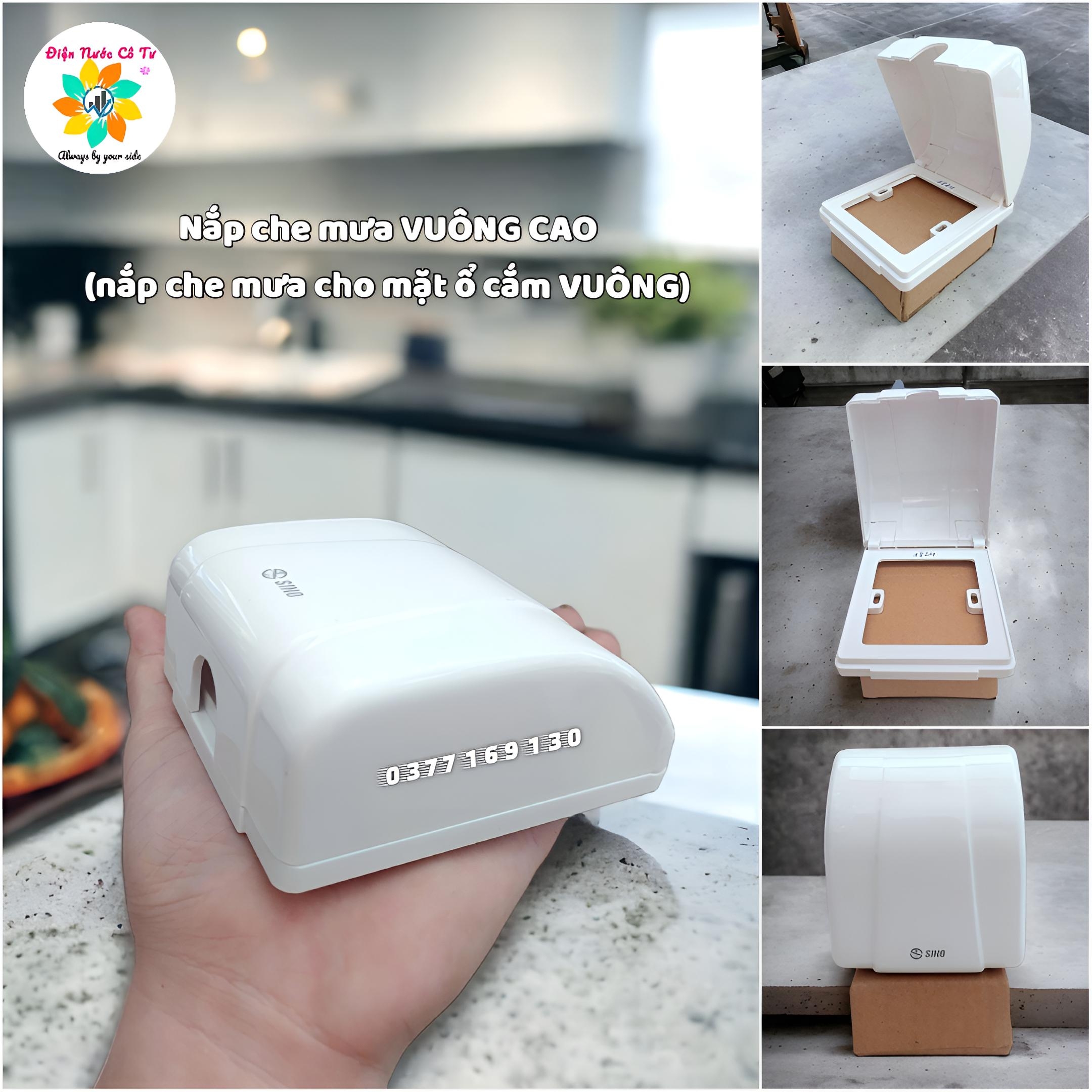 Nắp che mưa chống nước đế che mưa cho ổ cắm điện công tắc điện Sino ...