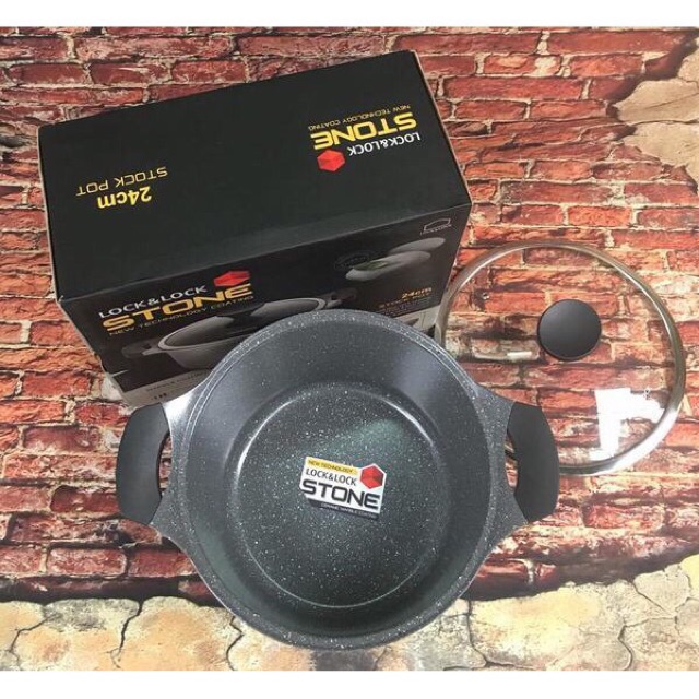 Nồi đá cao cấp Lock&lock Stone LCA6202D-IH 20cm