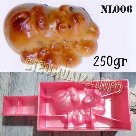 [HCM]Khuôn gõ bánh trung thu hình heo bầy mẫu mới