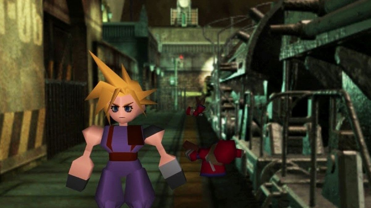Đĩa game Final Fantasy VII PS1 hệ JP Nhật