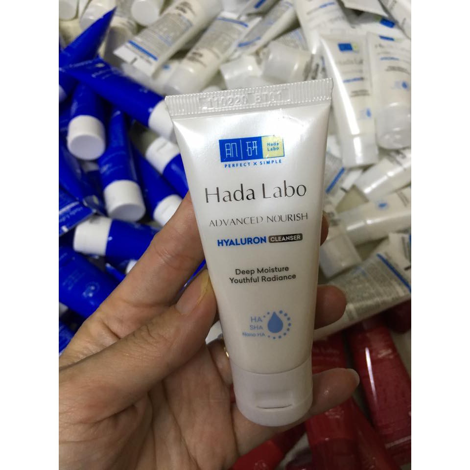 [HCM]Sữa rửa mặt dưỡng trắng da Hada Labo 20g