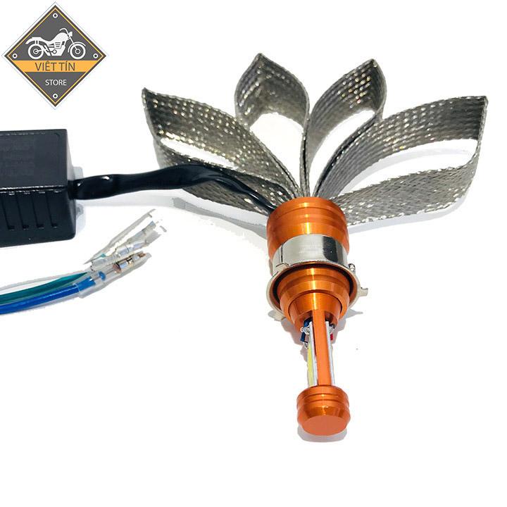 ĐÈN PHA LED CYT 2 TIM LED TRẮNG KC13 M5 (dùng điện acquy 12v) - Việt Tín