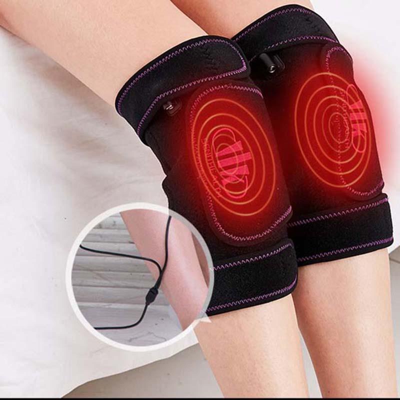 Đệm sưởi ấm đầu gối, hỗ trợ các vấn đề về xương khớp đầu gối, nhức mỏi cơ bắp, Tặng kèm 1 túi thảo dược