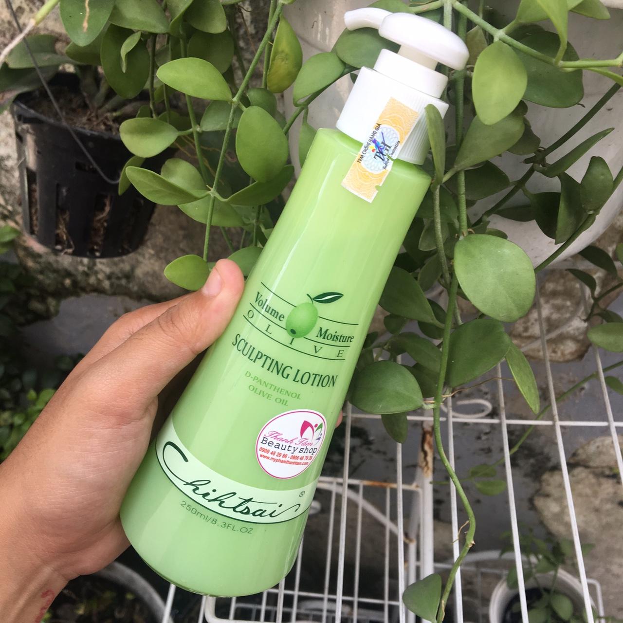 Chihtsai Sculpting Lotion Olive 250ml – Gel Dưỡng Tạo Kiểu Tóc Uốn Chihtsai 250ml